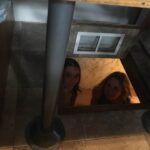 Hannah and Liesel in the pit